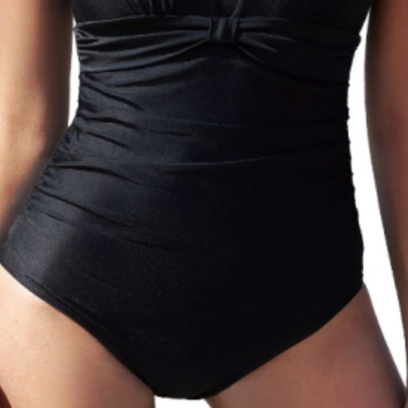 I2Crazy Women's One Piece Swimsuit Mesh V-Neck Monokini Tummy Control Large - Picture 2 of 4